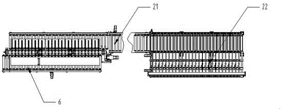 System for automatically collecting tyre surfaces with pressing lines