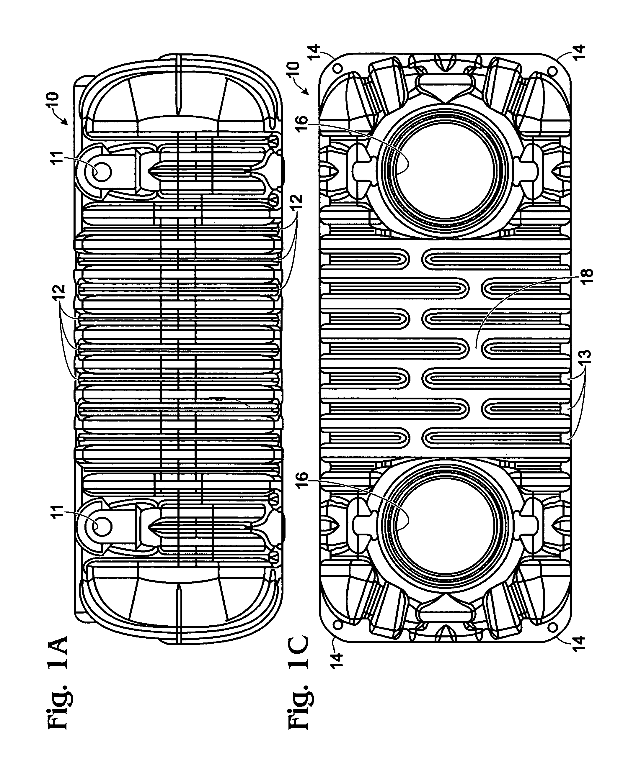 Blow molded septic tank and method of manufacture