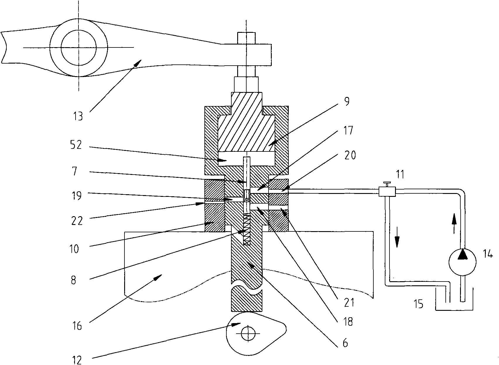 Electronic control method of variable gas inlet and exhaust system of compression ignition engine