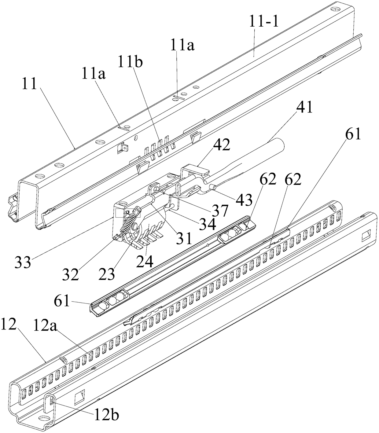 Vehicle seat and slide rail locking and stopping and unlocking mechanism thereof