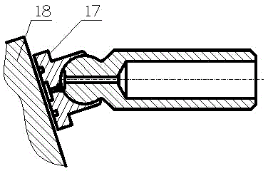 Friction performance testing device for slipper pair of high-pressure axial plunger pump