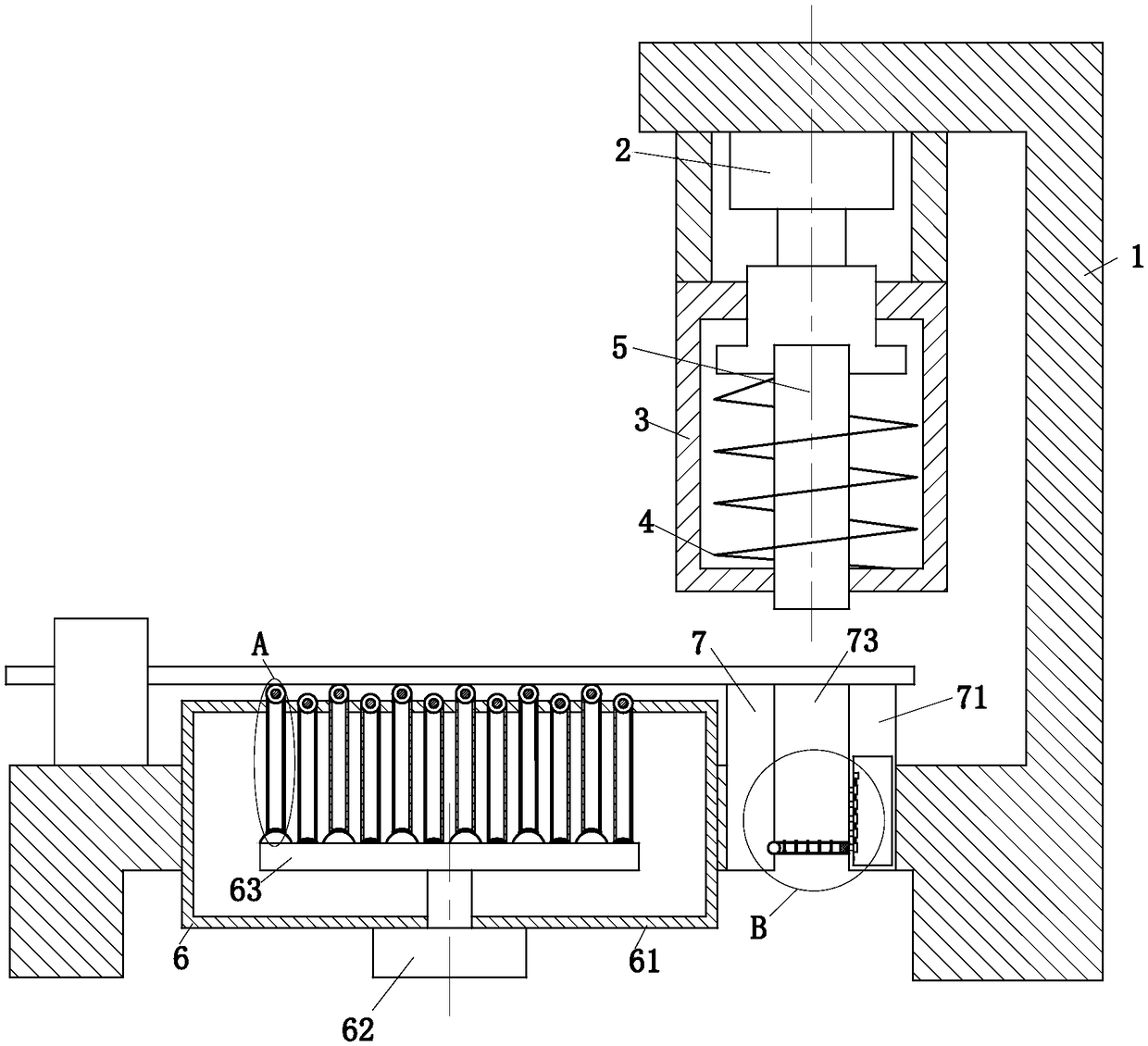 Hot stamping hardware mould