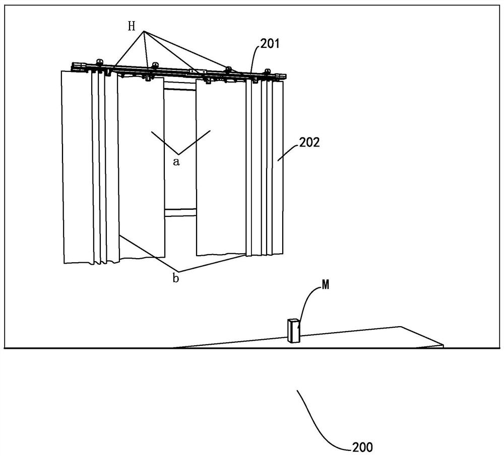 Intelligent curtain control system, control method and curtain system