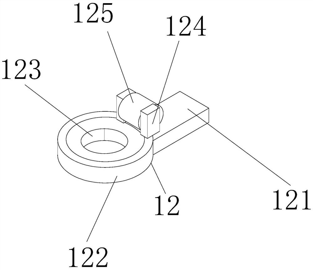 Interior wall painting device for constructional engineering construction