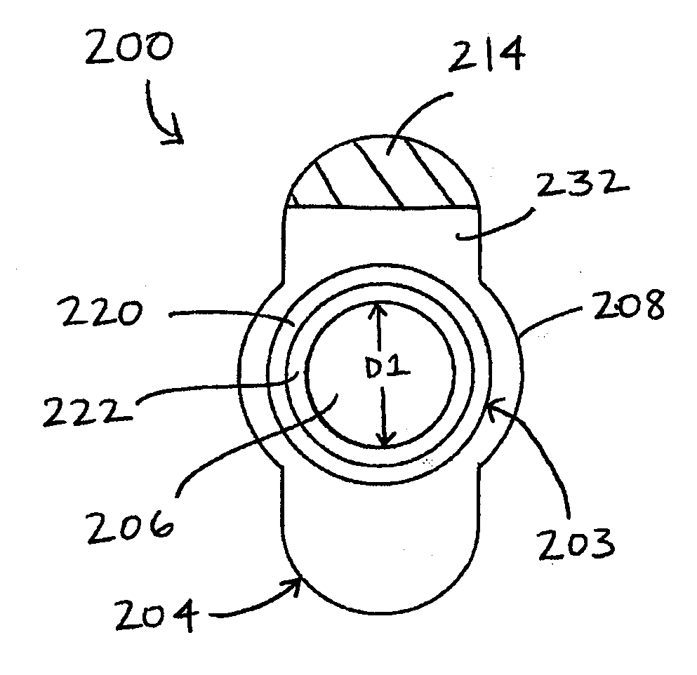 Multi-density skin marker