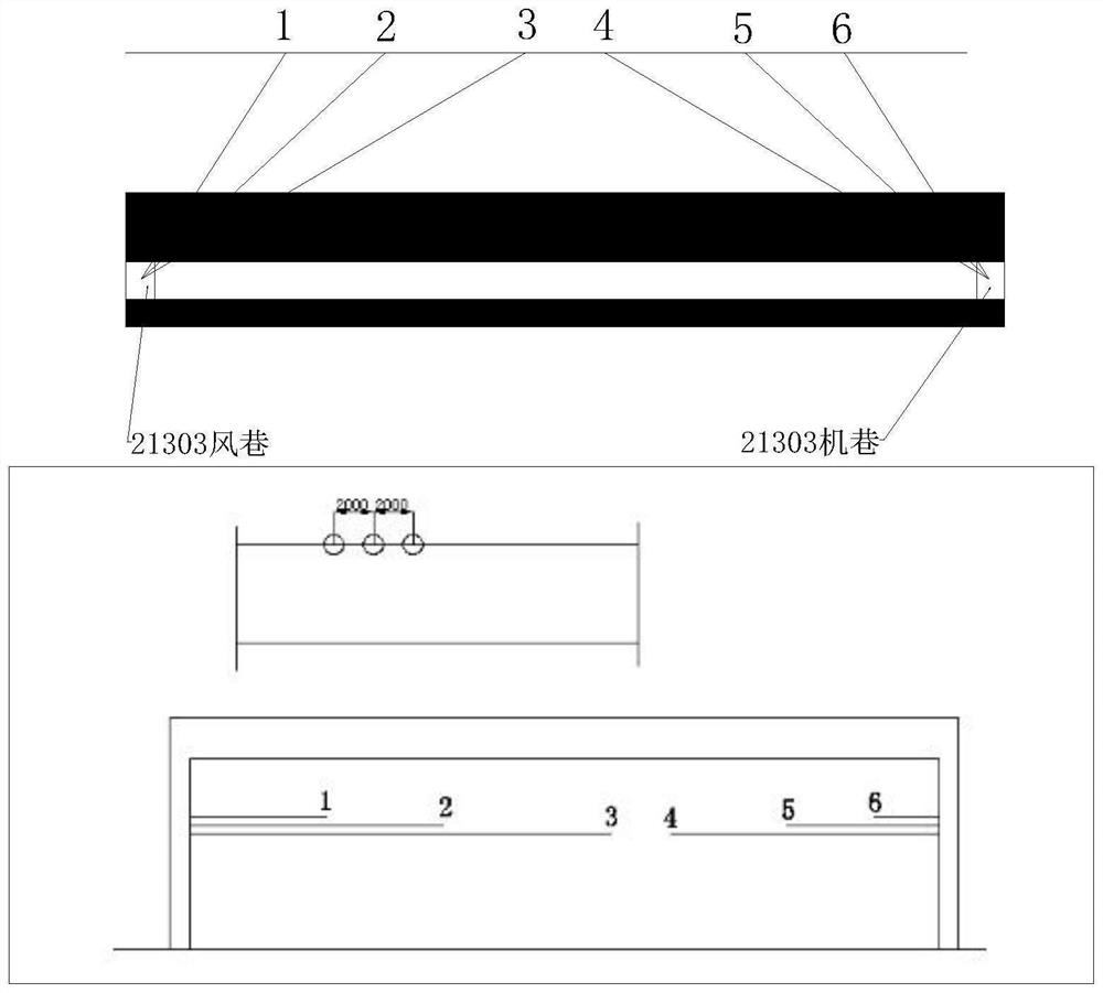 A method for prevention and control of delamination water damage on the coal seam roof of a mine