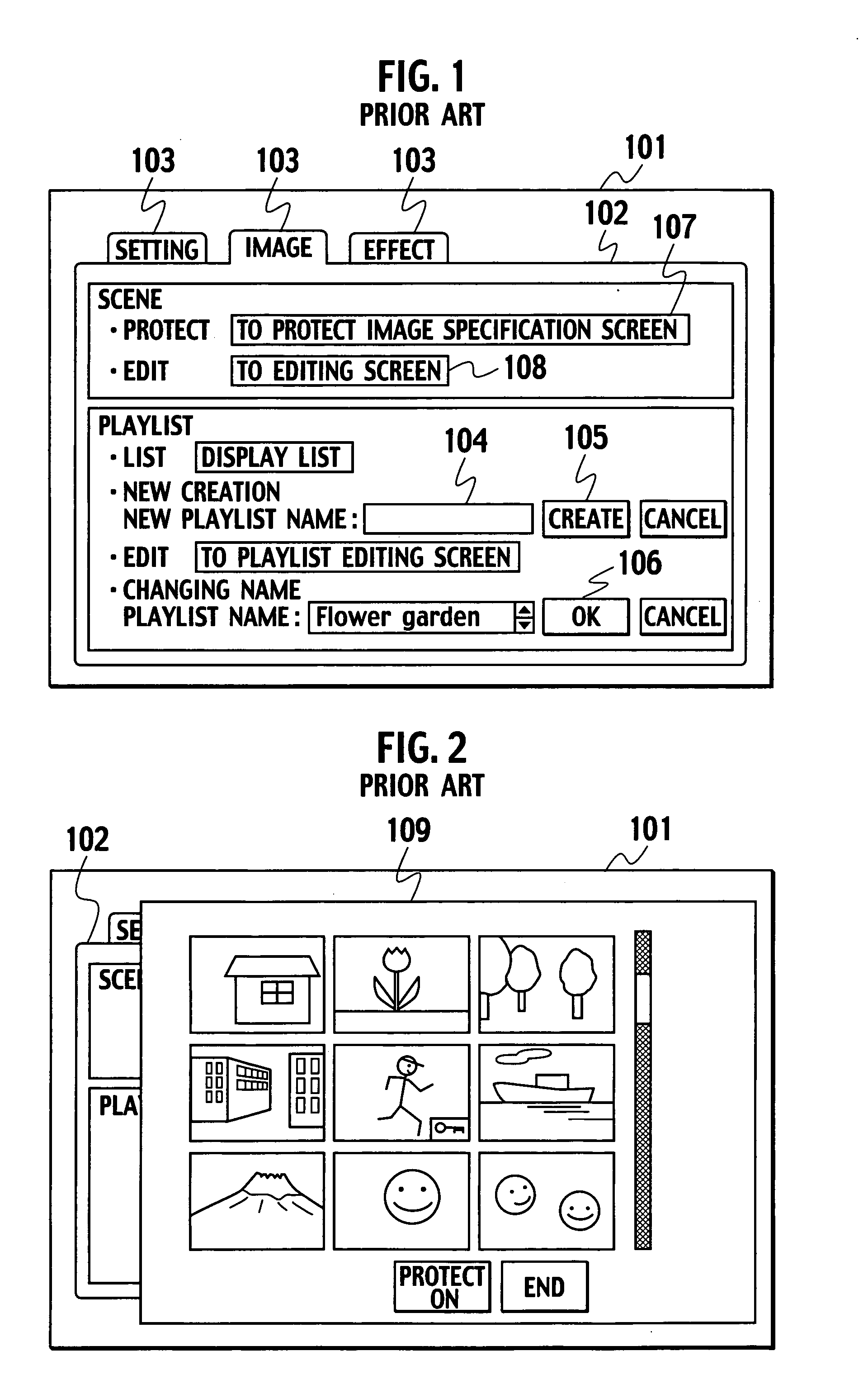 Menu image display method and electronic information equipment