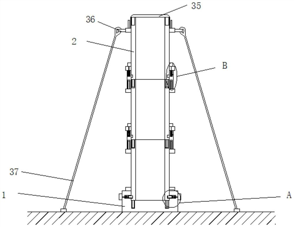 Connecting structure for concrete pipe pile installation