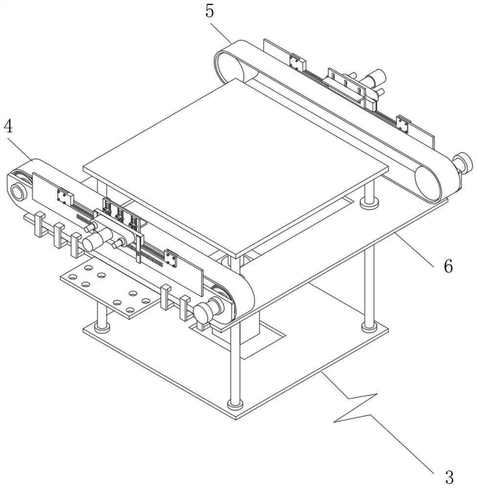 Automatic tray separating and conveying device