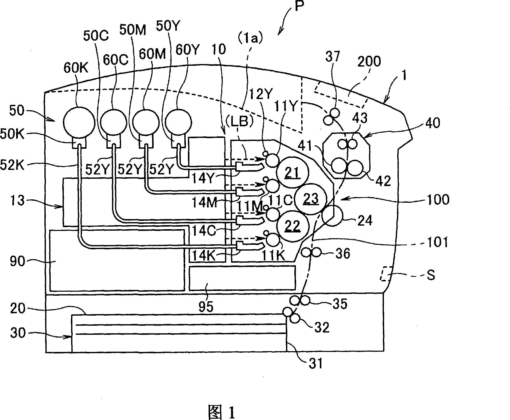 Developer amount displaying system, image forming device and system, and information processing method