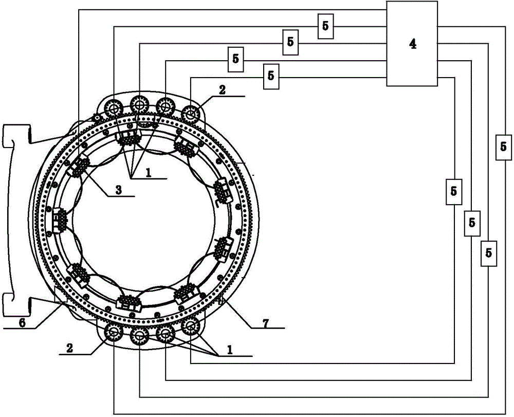 Yaw-control system and method based on frequency converter effective damping