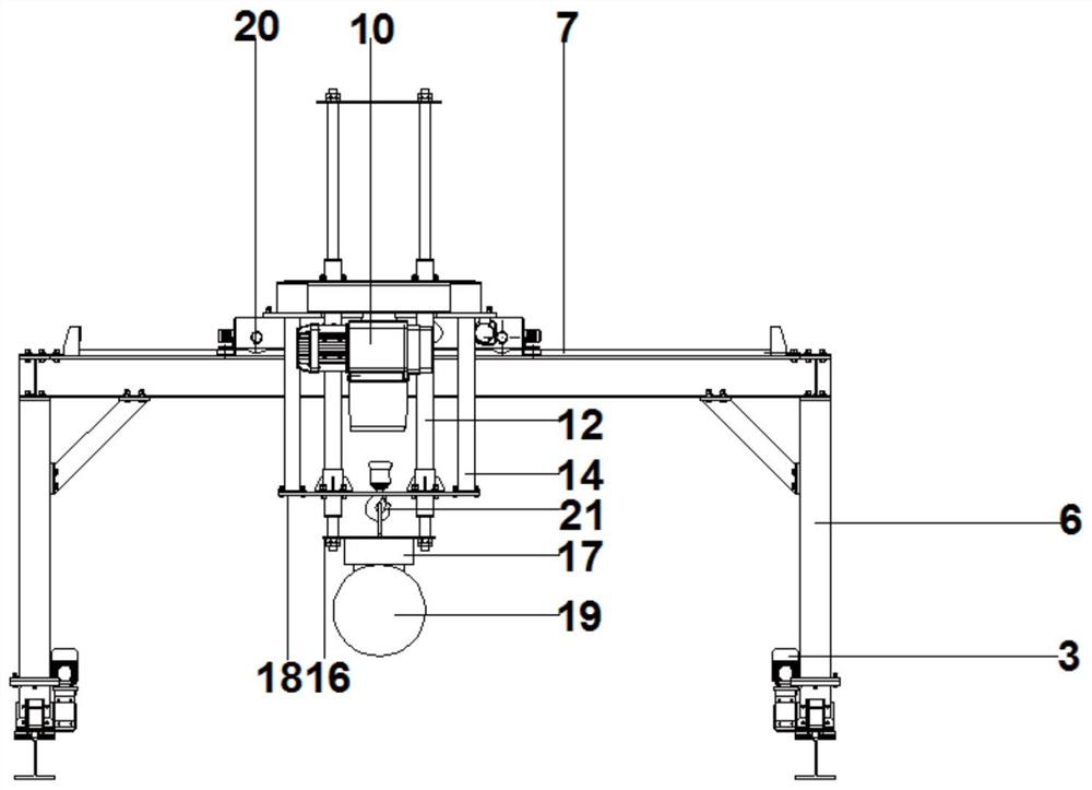 Gantry program control type crane