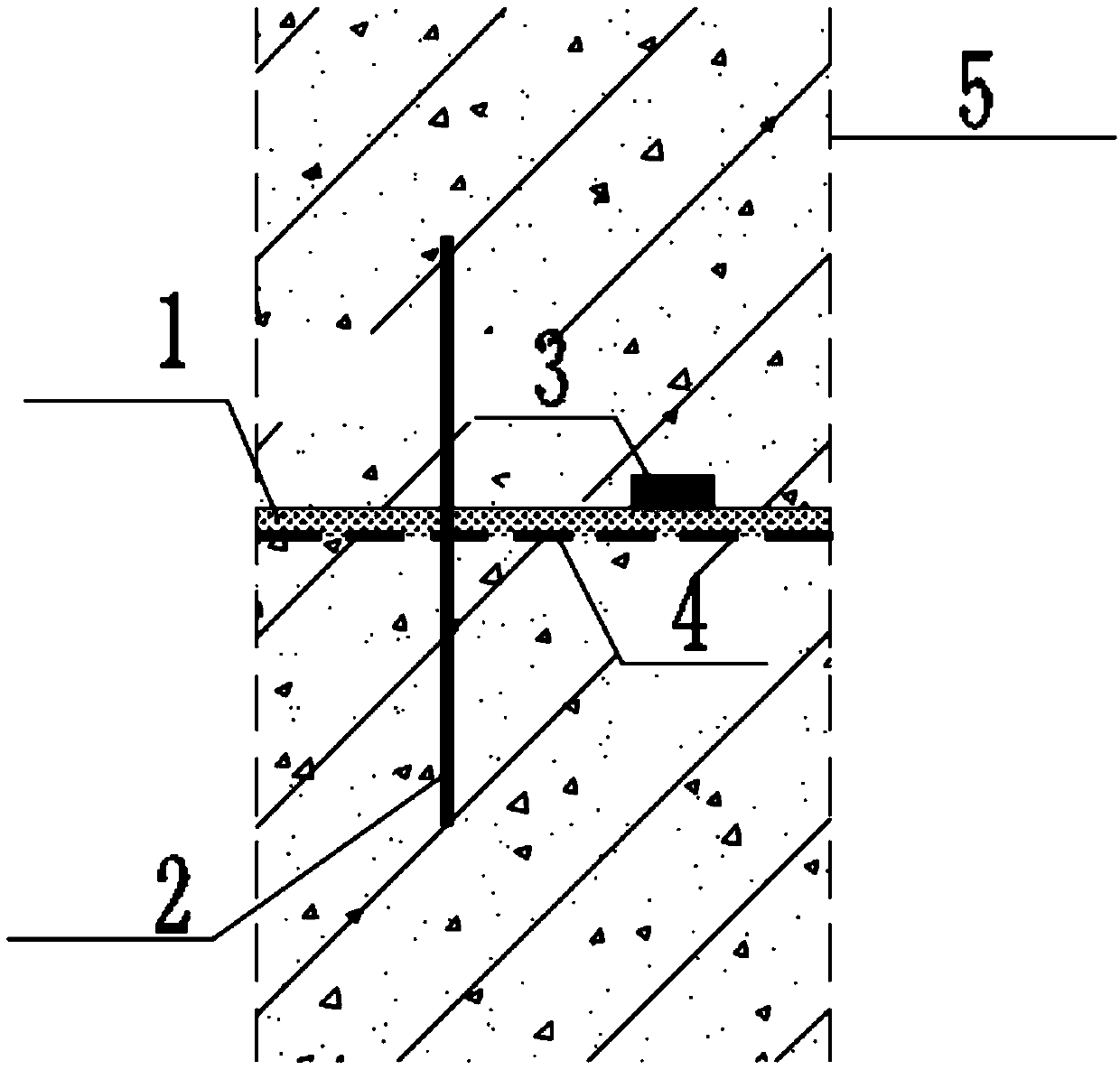 Waterproof method for construction joints of underground excavation section of open-cut station