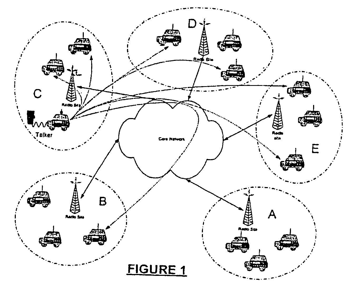 Group calls in a mobile radio system