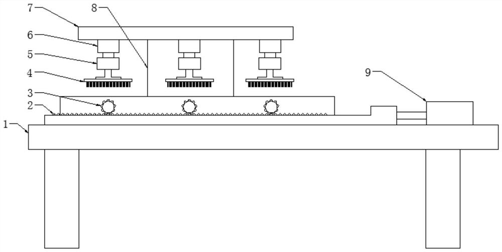 Refrigerator bottom plate polishing equipment