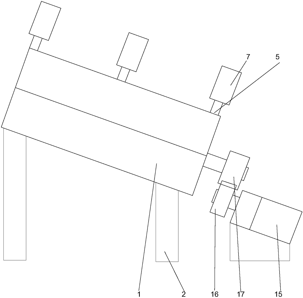 A dry mixing equipment for granular materials