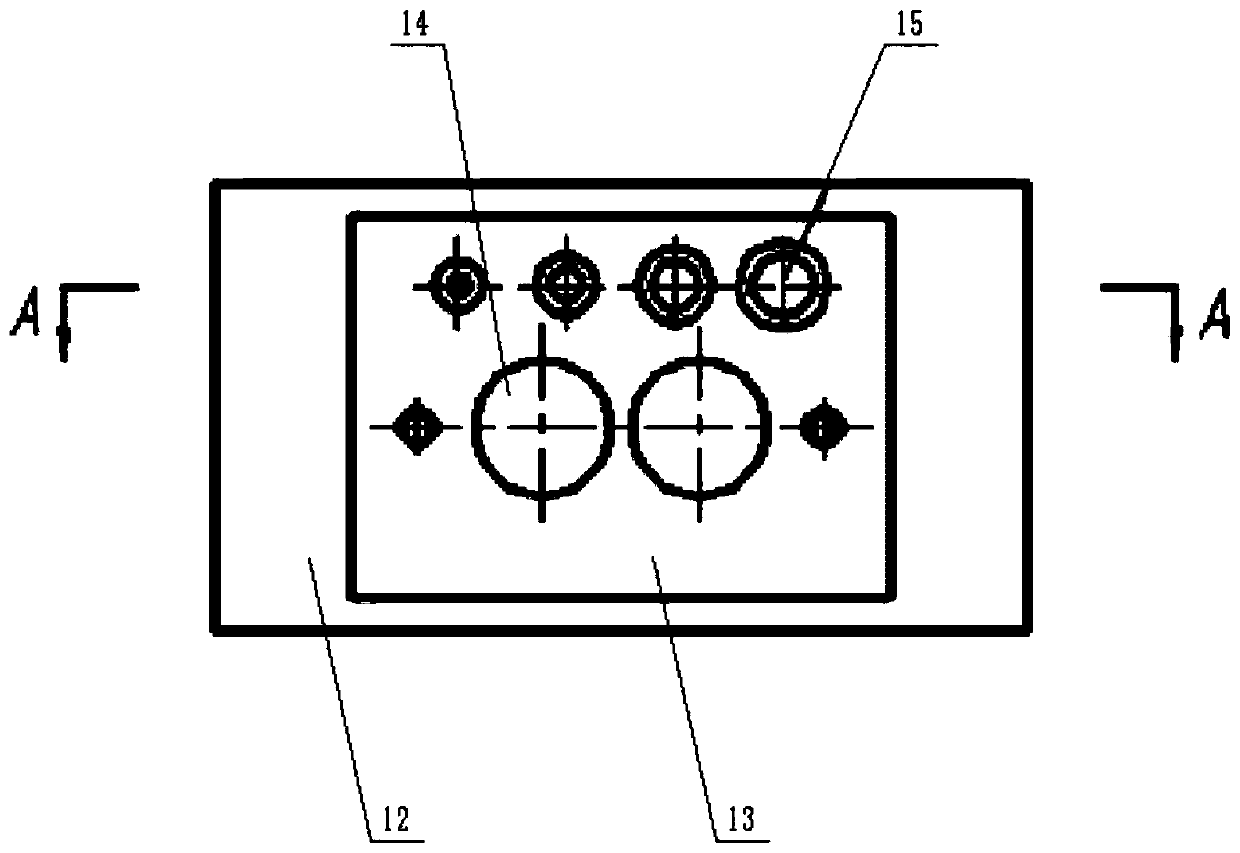 Contact piece riveting tool and riveting method