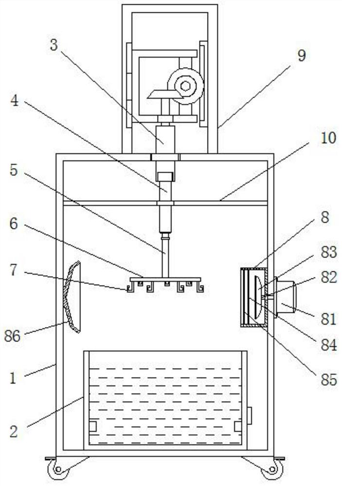 Plasma melting and drying device for blood transfusion department