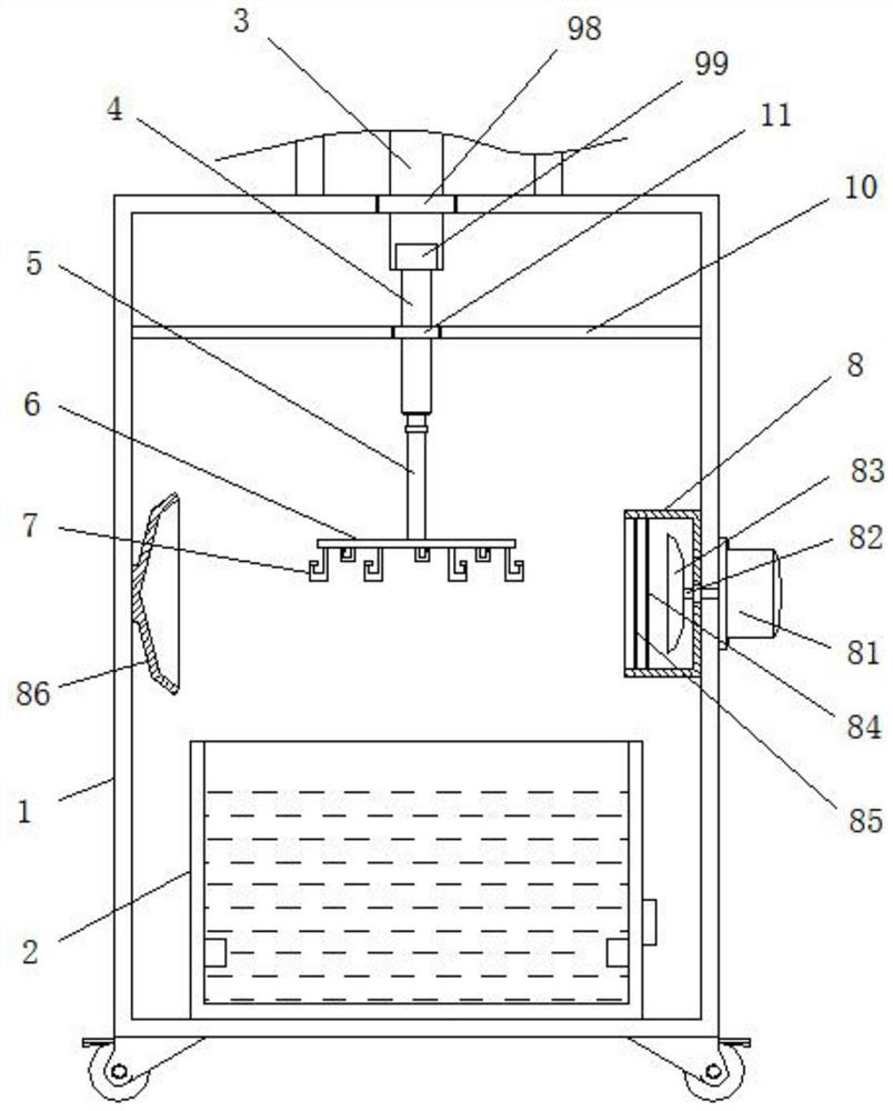 Plasma melting and drying device for blood transfusion department