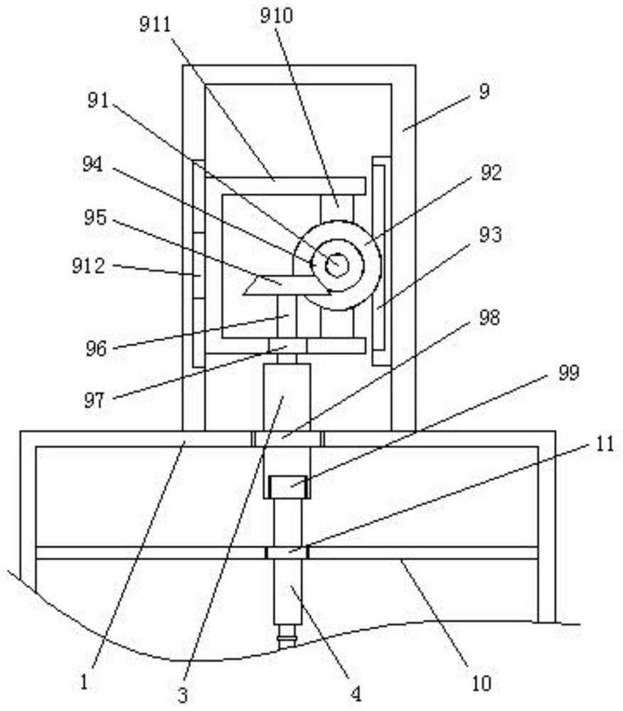 Plasma melting and drying device for blood transfusion department