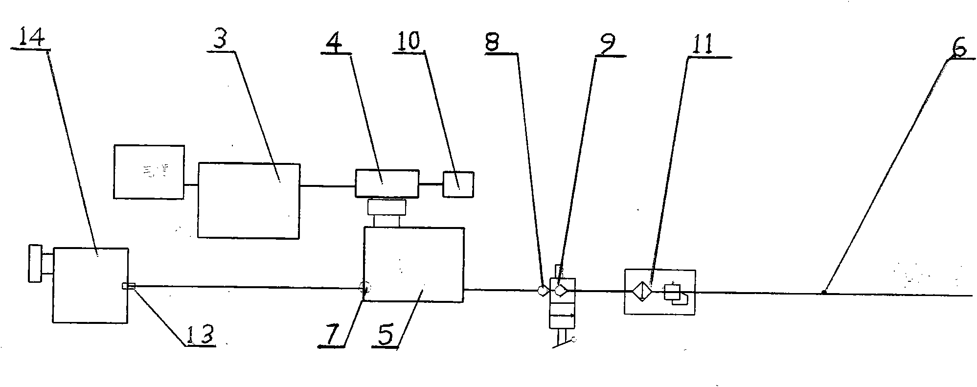 Air-tightness detection device for automobile axle assembly