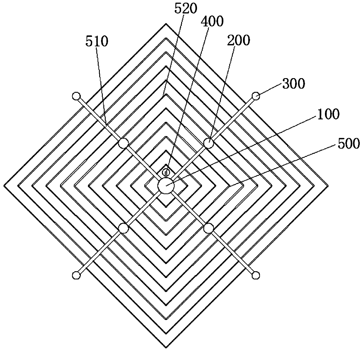 Intelligent ecological land irrigation and desert control remediation system