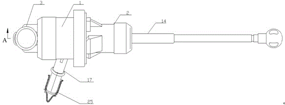 Improved clutch master cylinder assembly