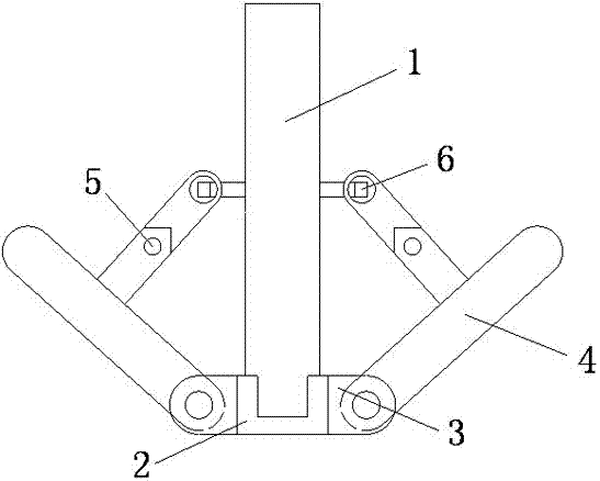 Stirring head for iron founding sand mixer