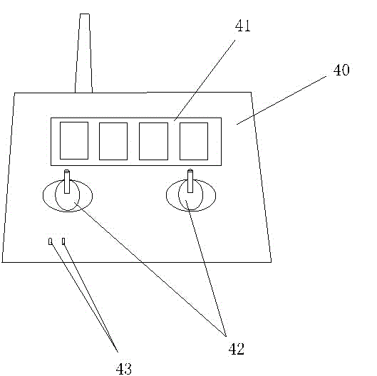 Automatic cement pouring system based on remote control