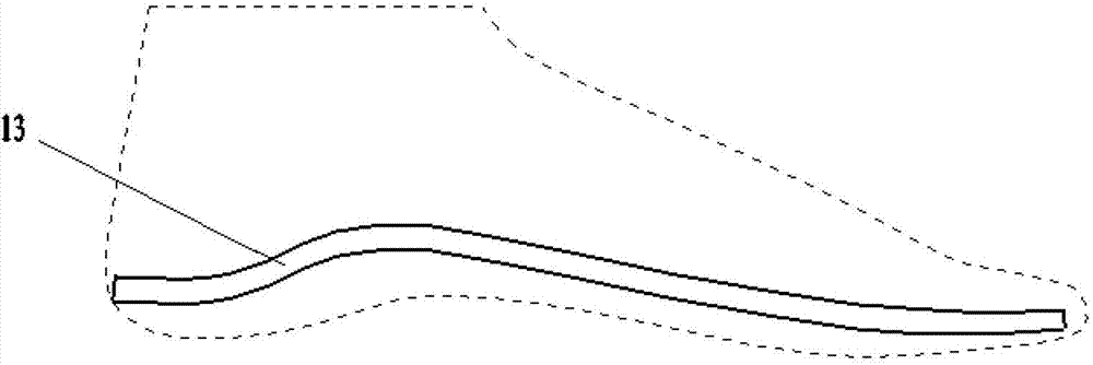 Dynamic below-knee prosthesis with continuous flexible toe joint