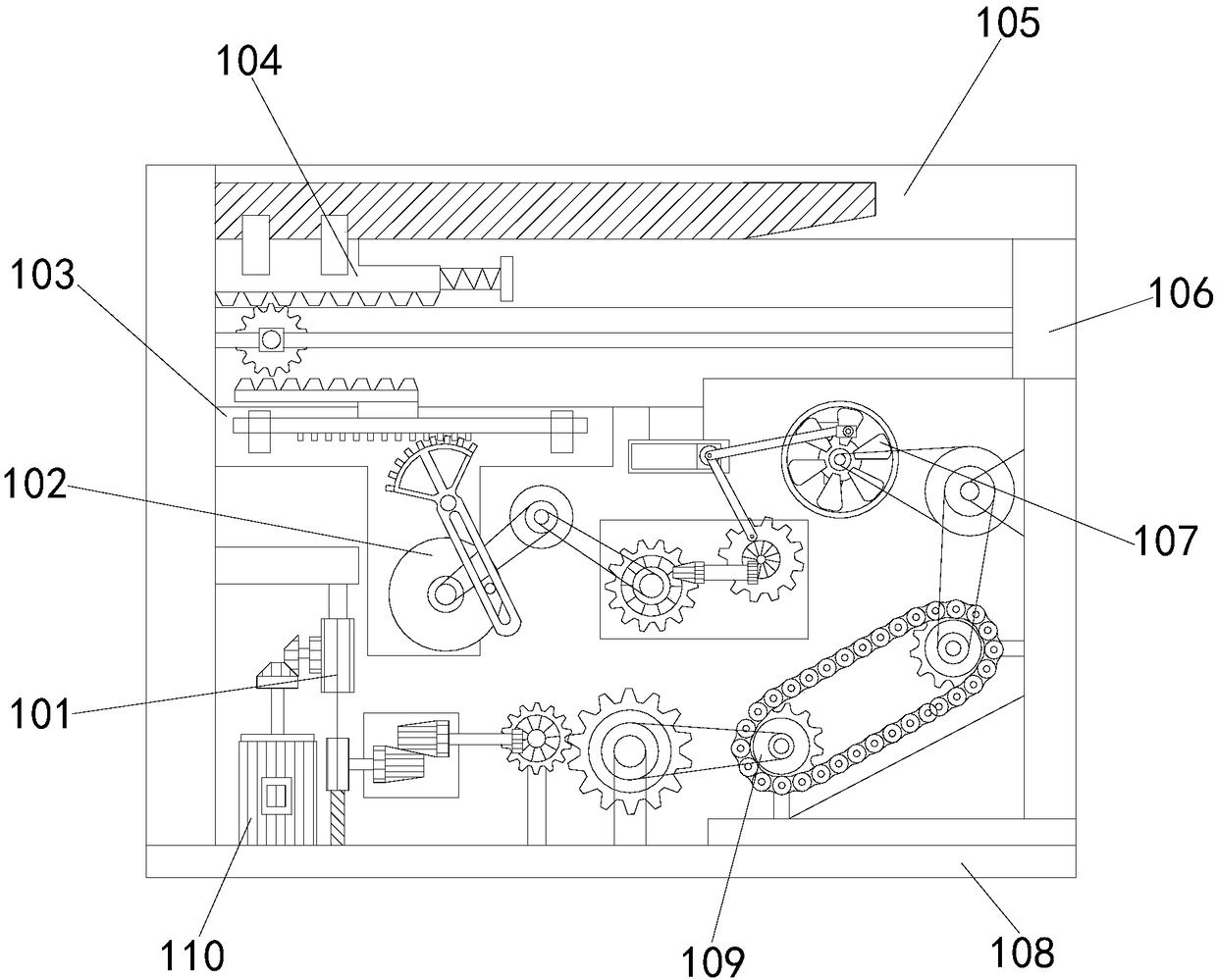 Push cart using wind hydrogen new energy power device