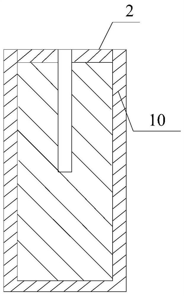 Temperature measurement system and method with floating reference end arranged in vacuum chamber