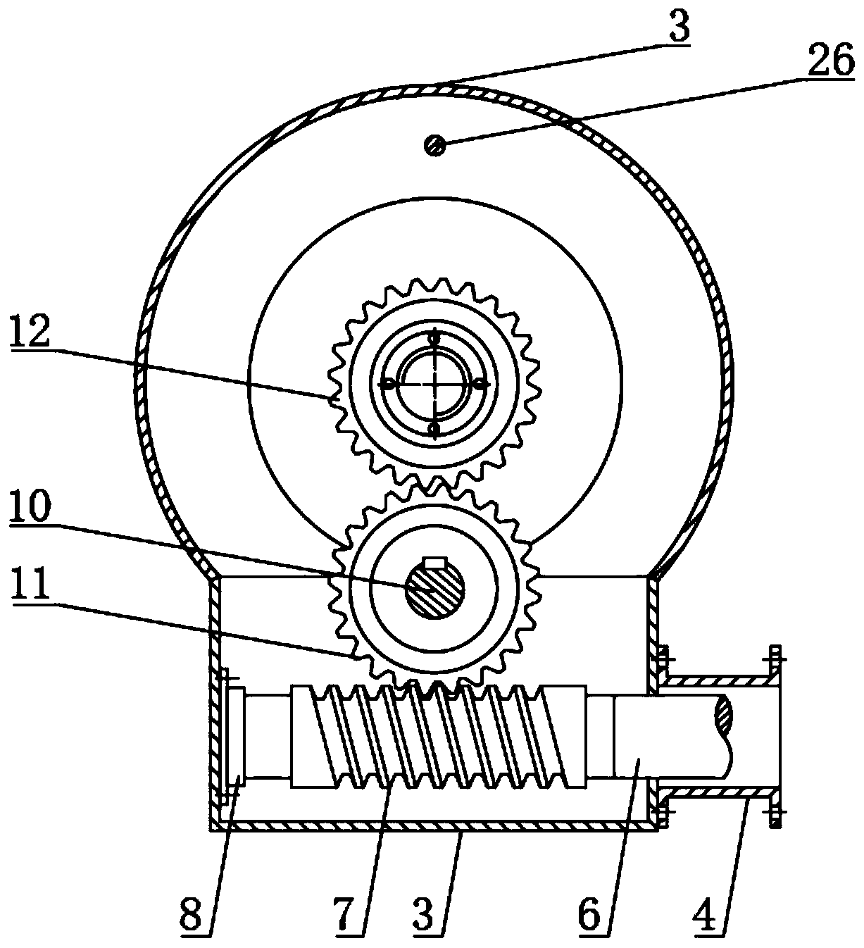 Single-hand-pushable double-hanging screw hoist