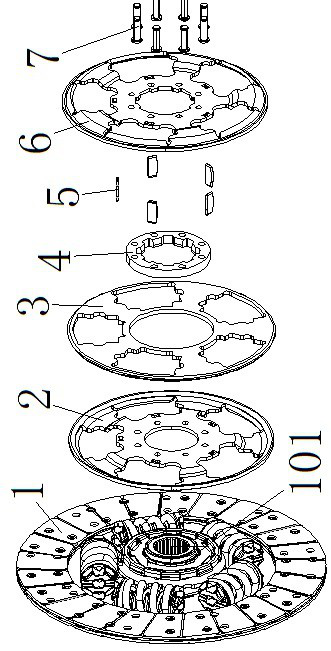 Structure for increasing torsion angle of shock absorber