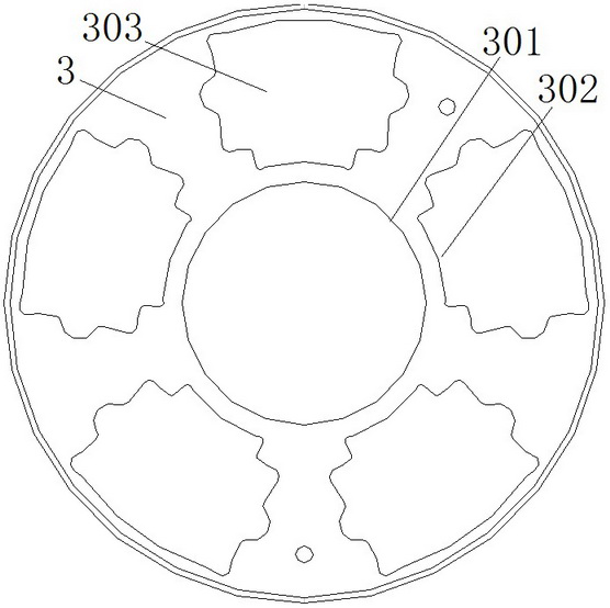 Structure for increasing torsion angle of shock absorber