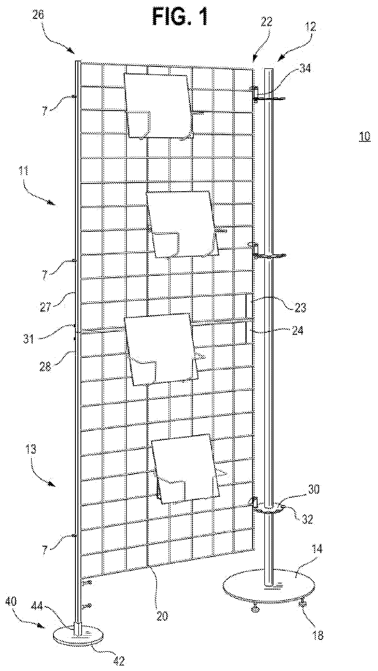 Portable display stand having multiple configurations and is capable of tool-free assembly