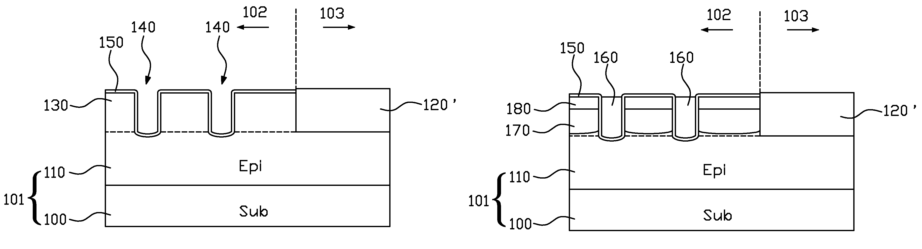 Method of manufacturing the trench power semiconductor structure