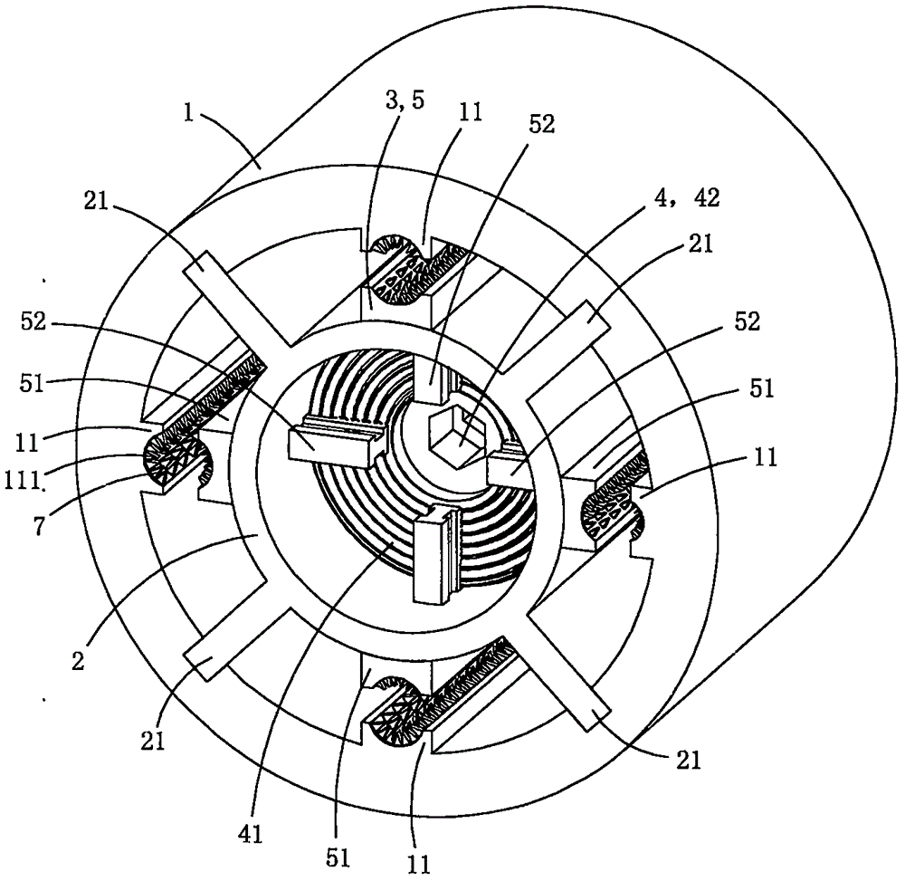 Improved connecting power fitting