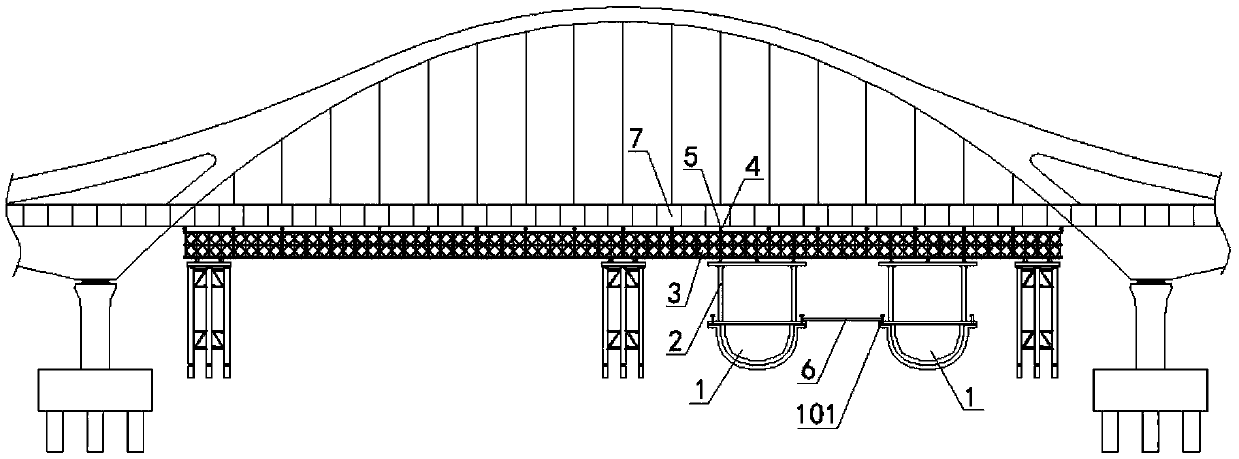 Lifting and Floating Demolition Method of Bailey Beam Temporary Support at the Bottom of Cross-river Bridge