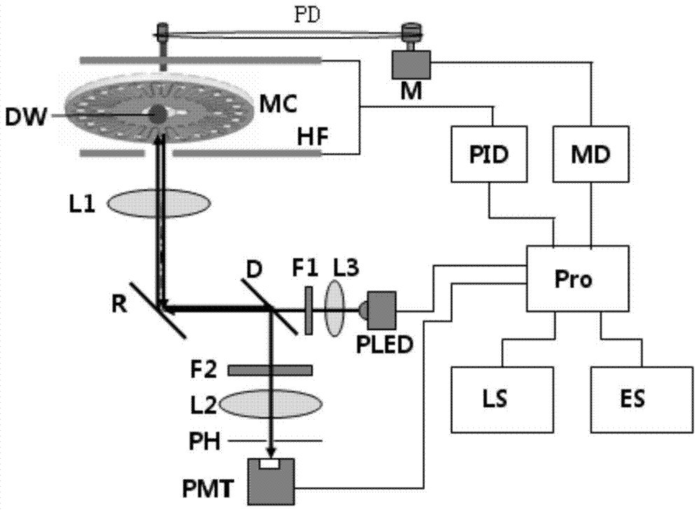 A microfluidic chip nucleic acid rapid parallel detection method and system