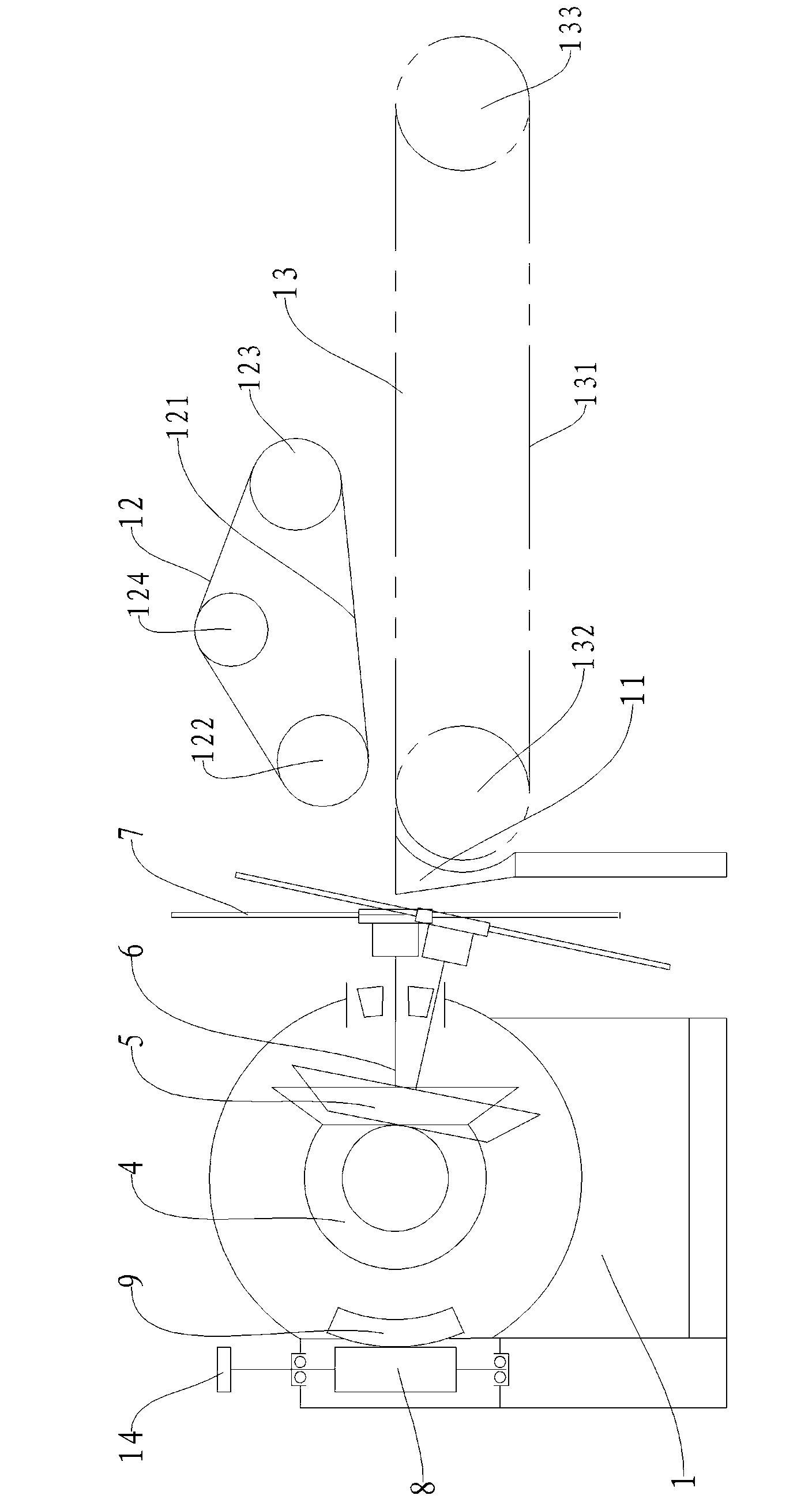 Vegetable cutting machine