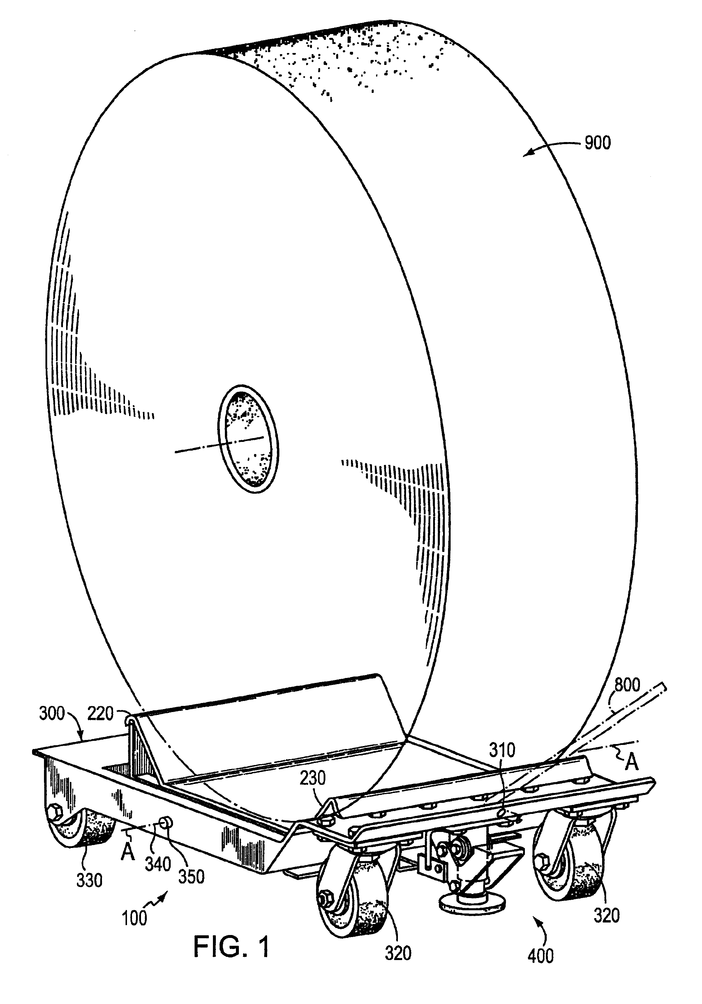 Dolly system for vehicle movement