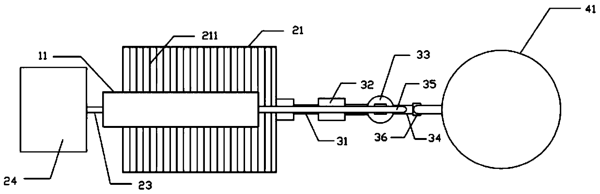 Acid liquid collection device for polar plate production and operation method of acid liquid collection device