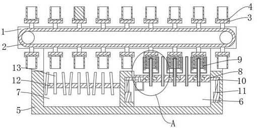 Canned fruit cleaning and air-drying equipment