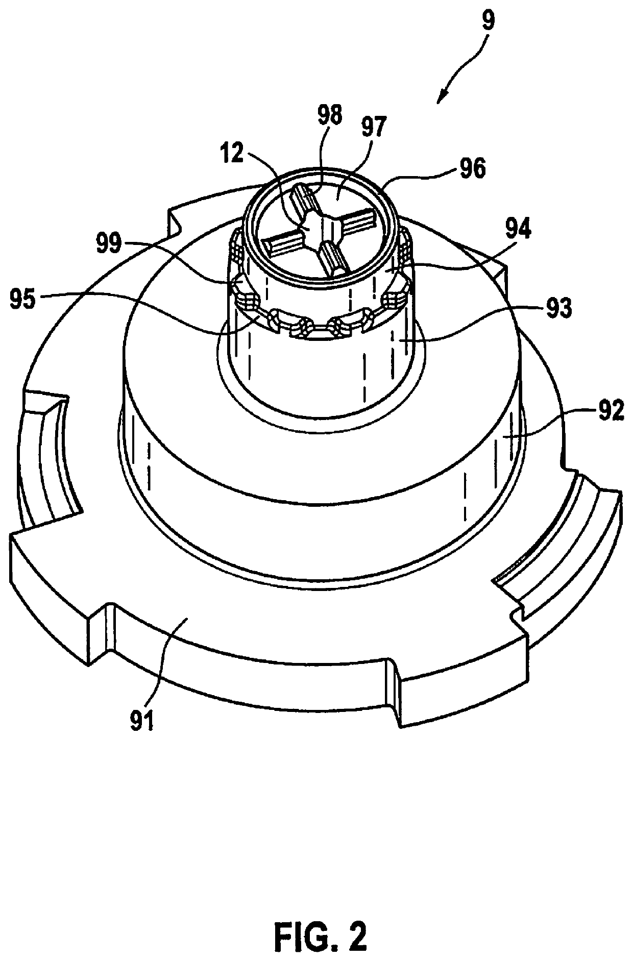 Electromagnetic actuator, flux washer body for an electromagnetic actuator, and method for manufacturing an electromagnetic actuator