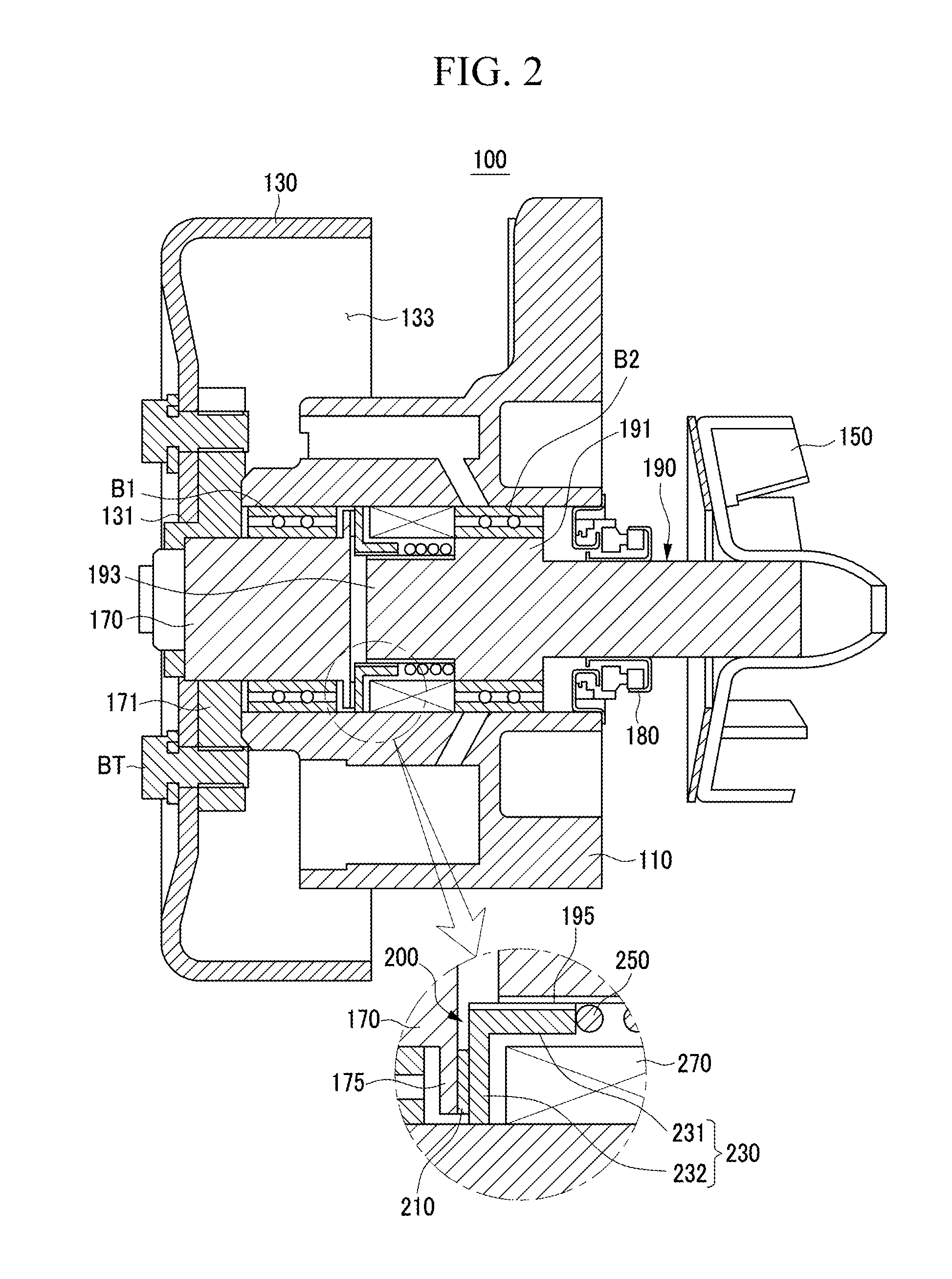 Water pump for vehicle