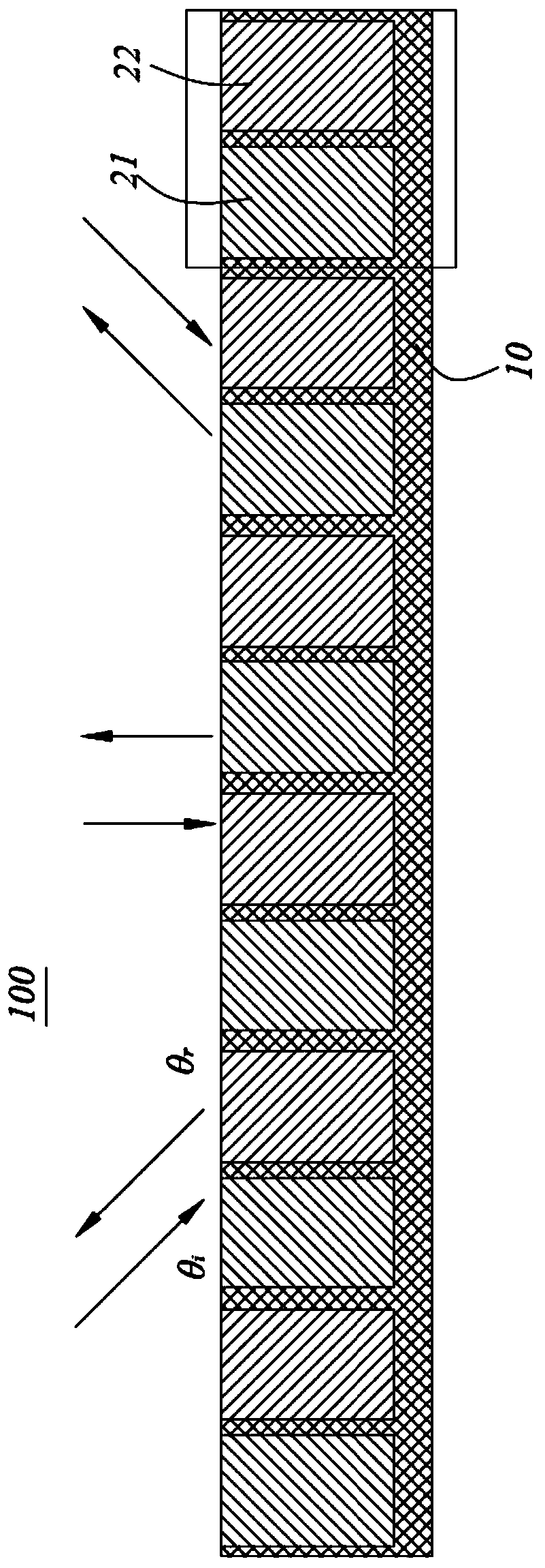 Sub-wavelength metal superstructure grating and mid-infrared adjustable retroreflector