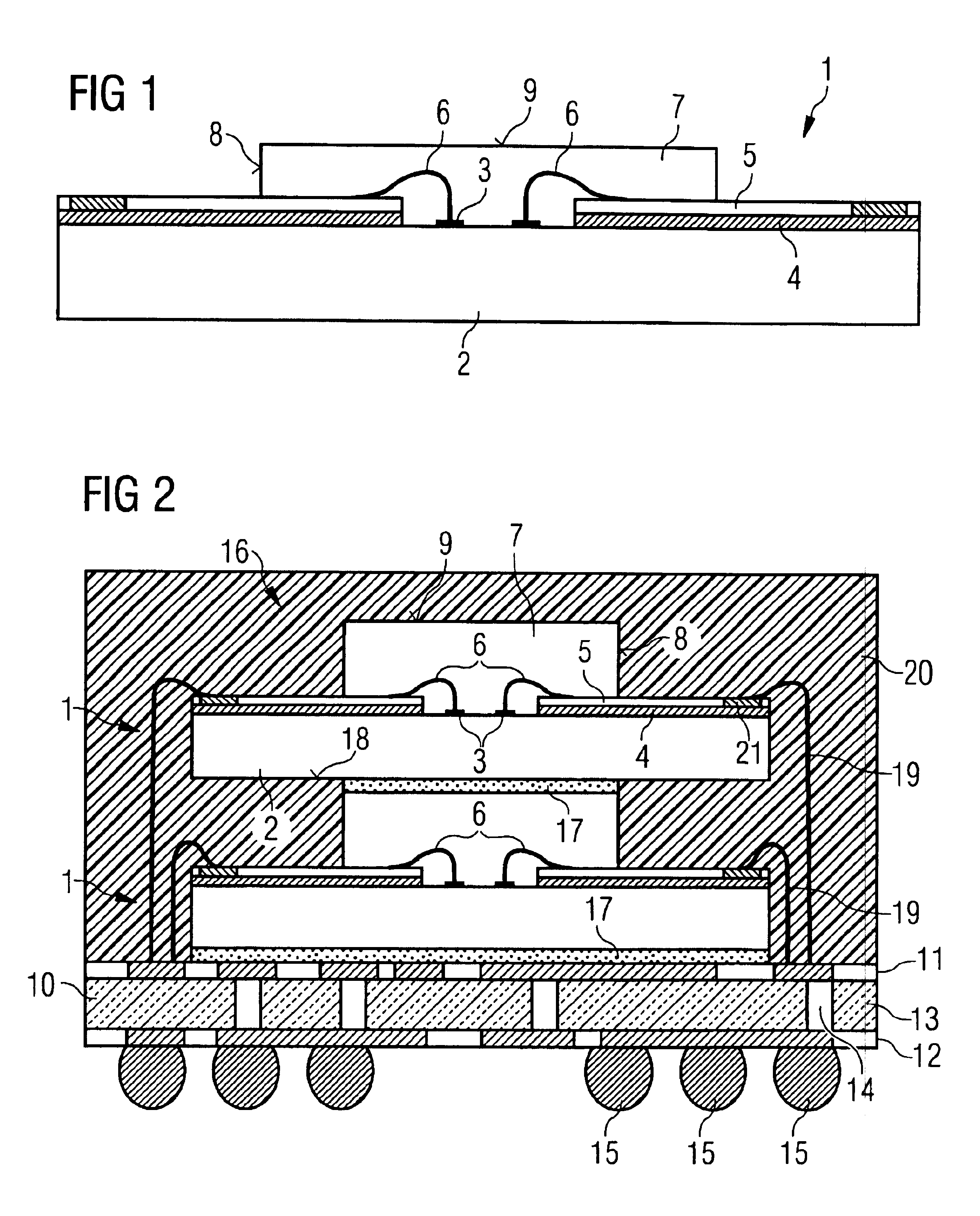 Stack arrangement of a memory module