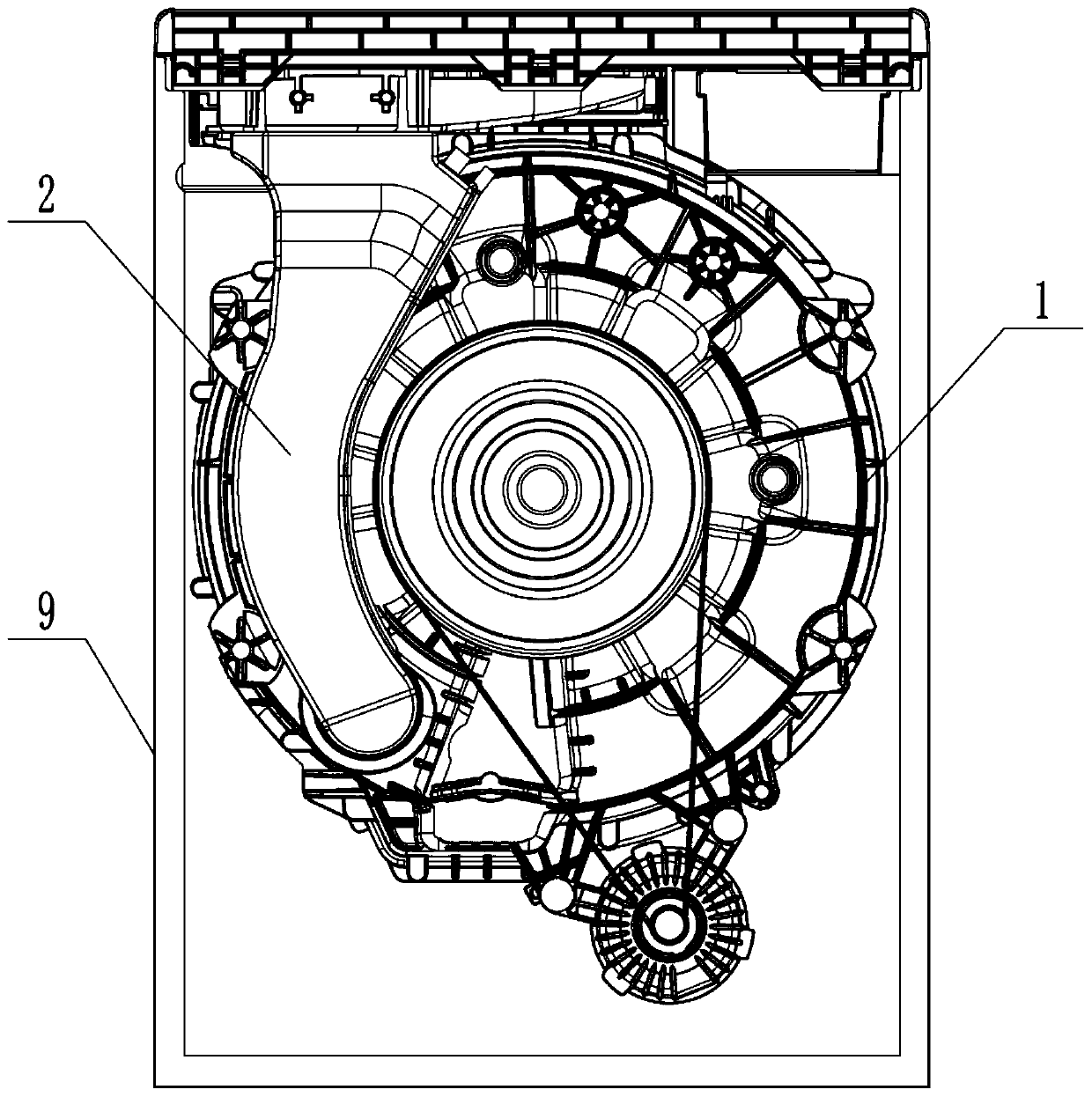 Filter device, method for judging blocking degree of filter device, cleaning method and washing machine