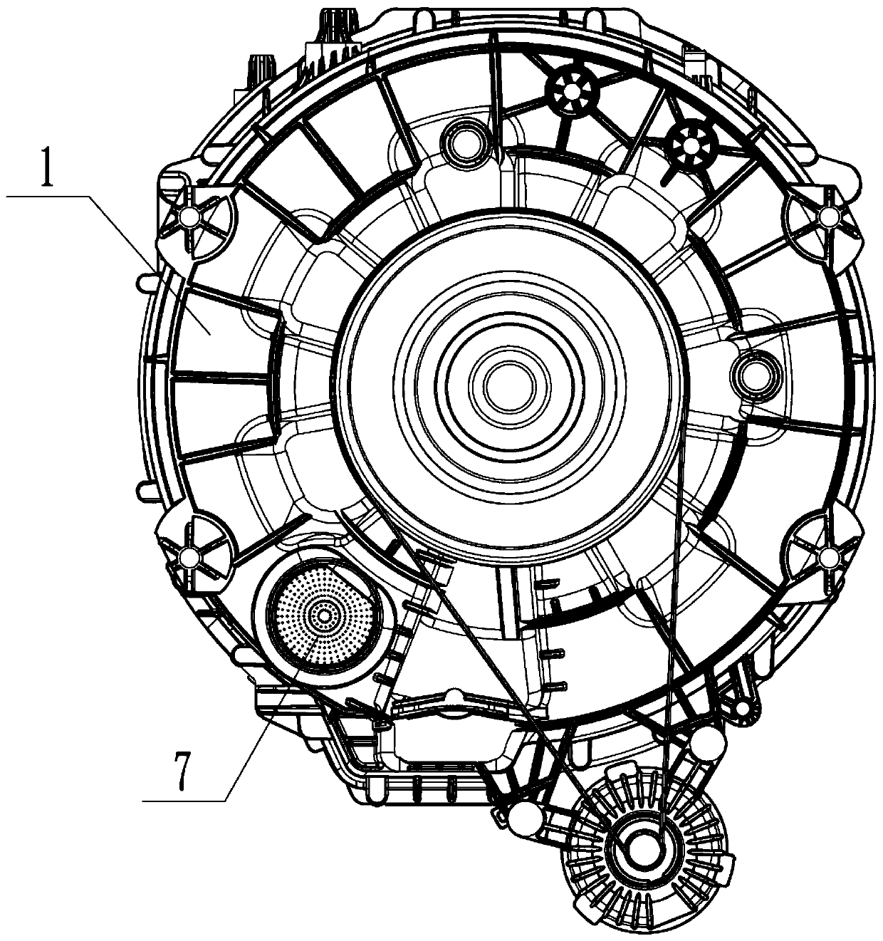 Filter device, method for judging blocking degree of filter device, cleaning method and washing machine